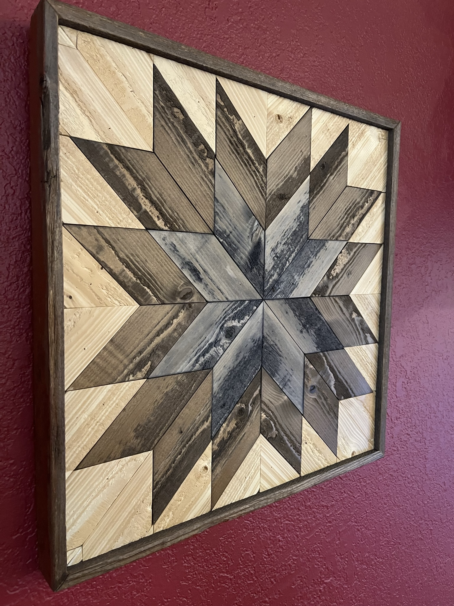 barn quilt side view